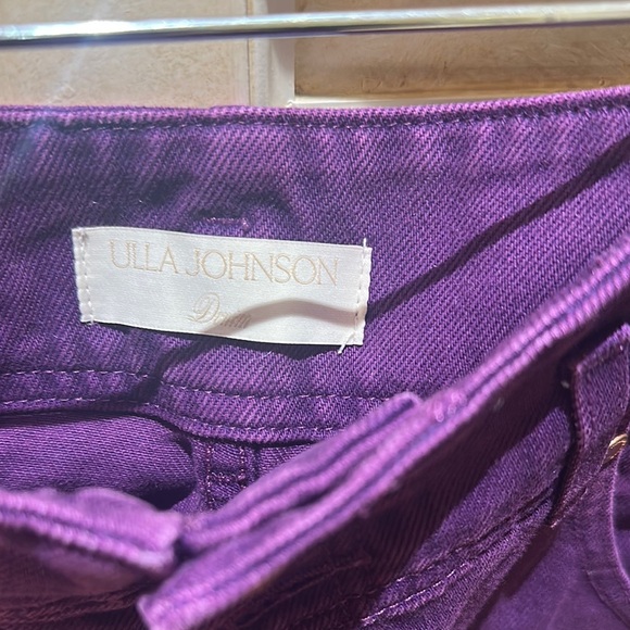 Gently Worn Purple Ulla Johnson Jwans 28 - Picture 2 of 5